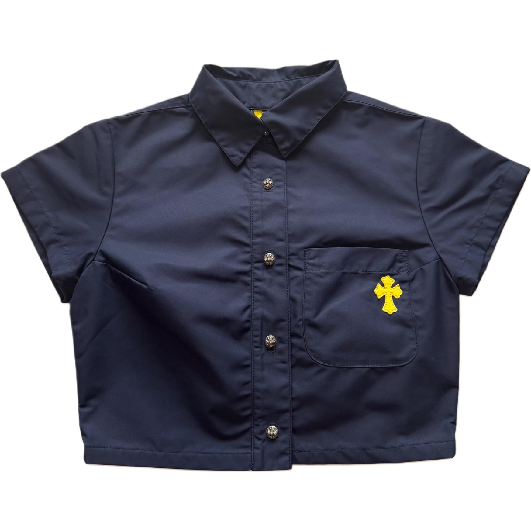 Chrome Hearts SS25 Logo Cross Embroidered Shirt