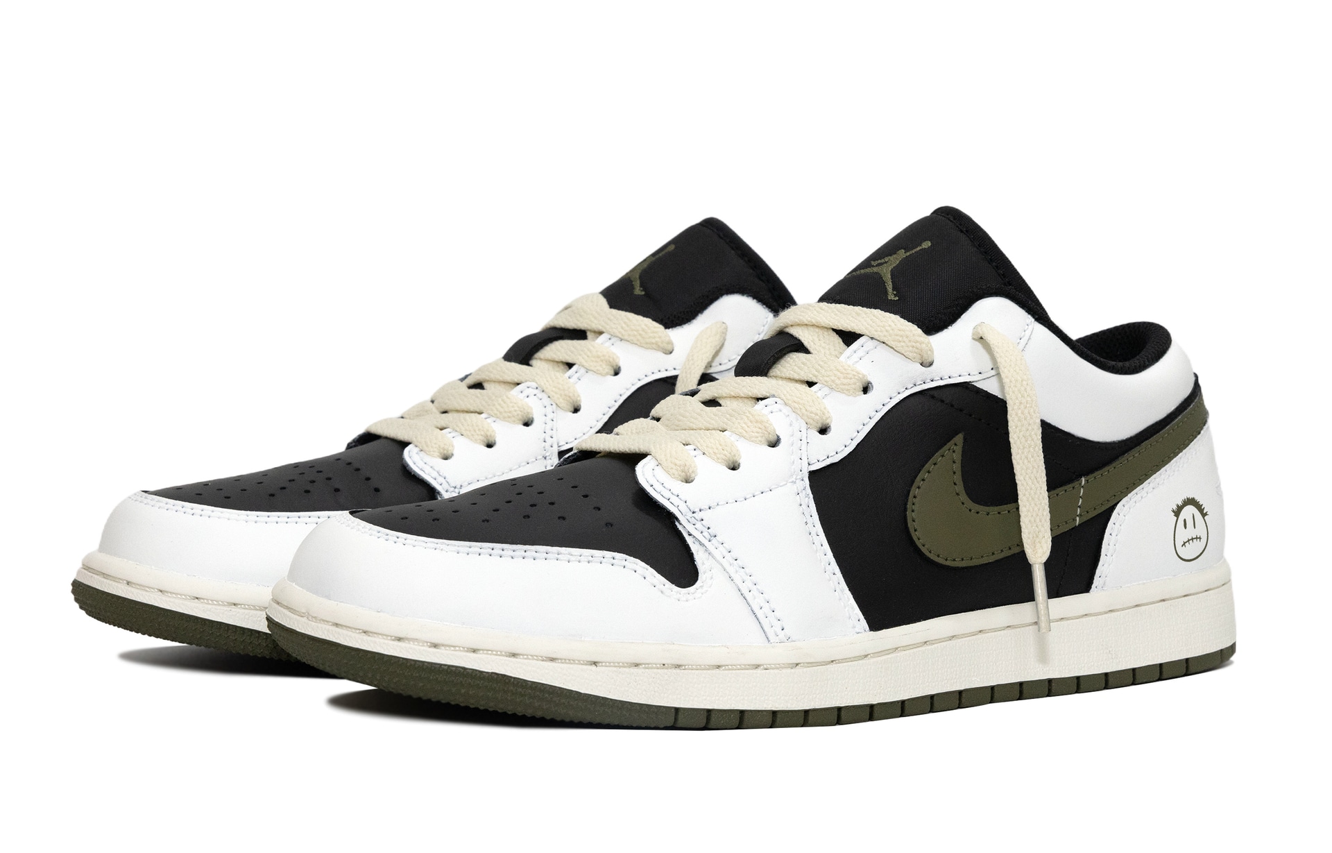 Jordan Air Jordan 1 Low OG "Black Green Olive" — фото 7