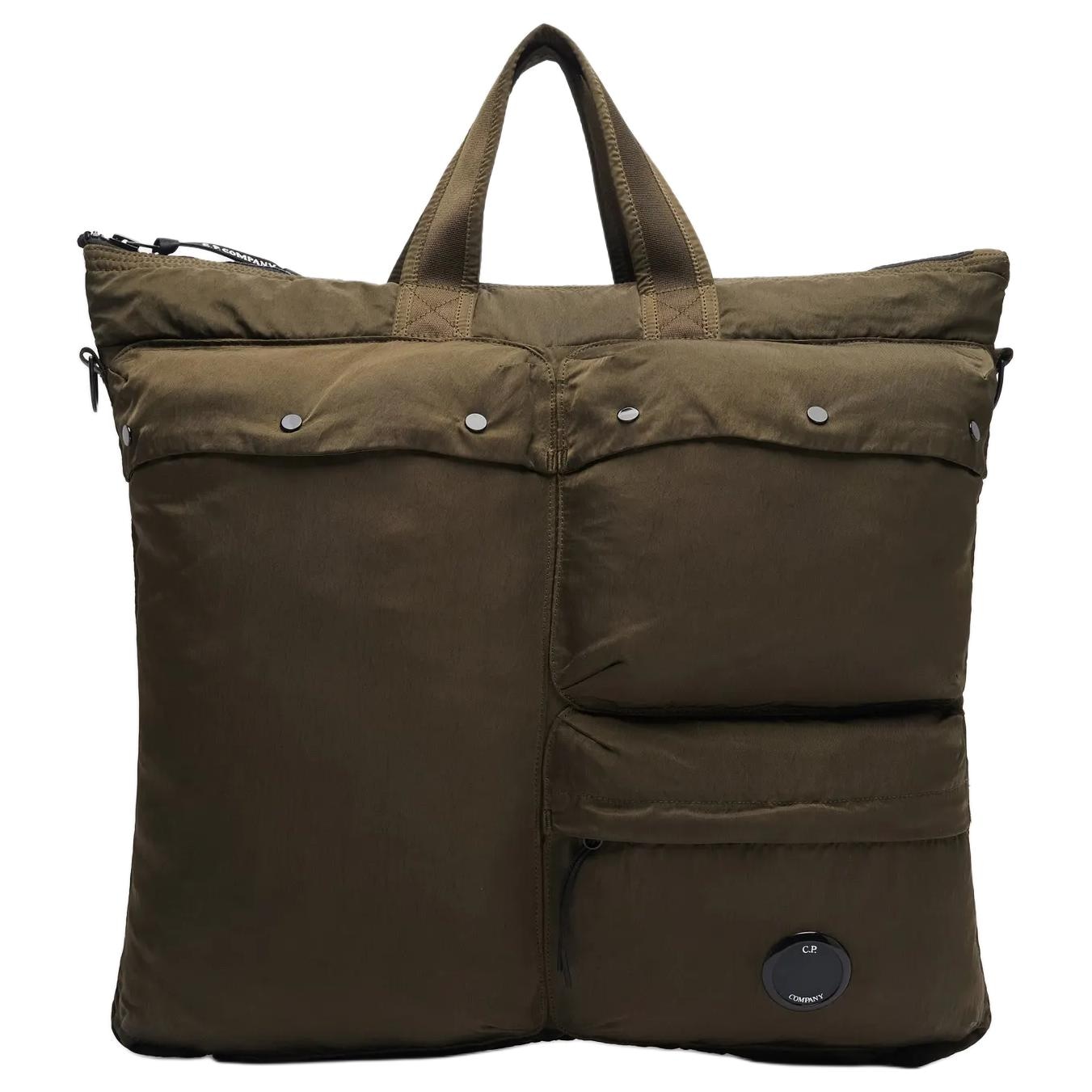 C.P.Company C.P. Company SAC CABAS Green Nylon Shoulder Bag