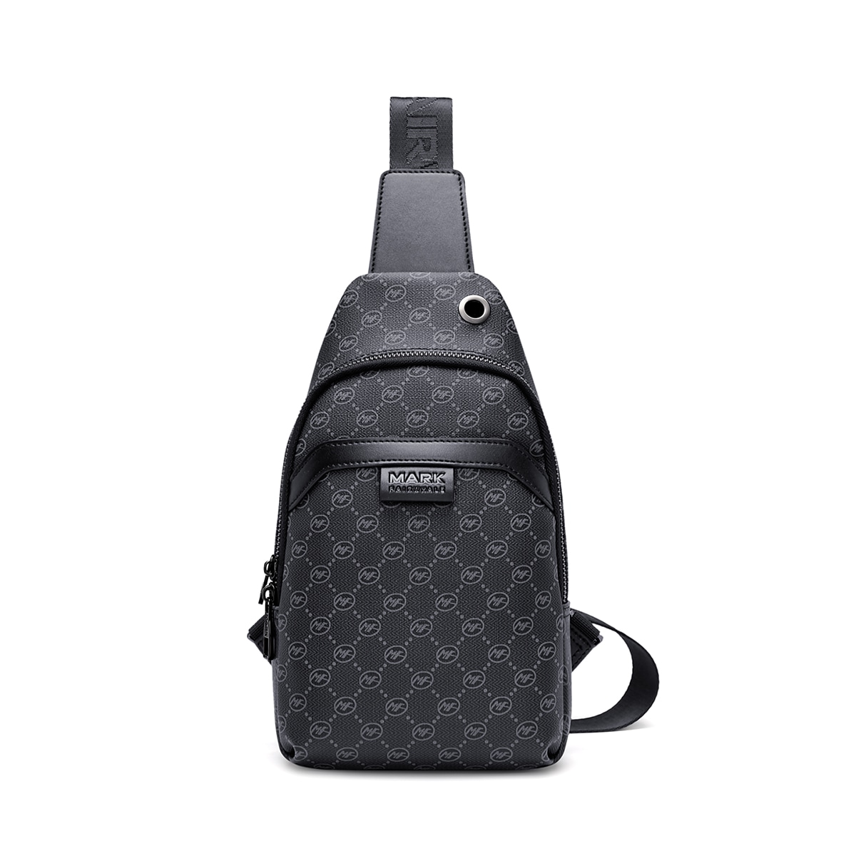 马克华菲/FAIRWHALE FAIRWHALE Classic PVC Chest Bag Black