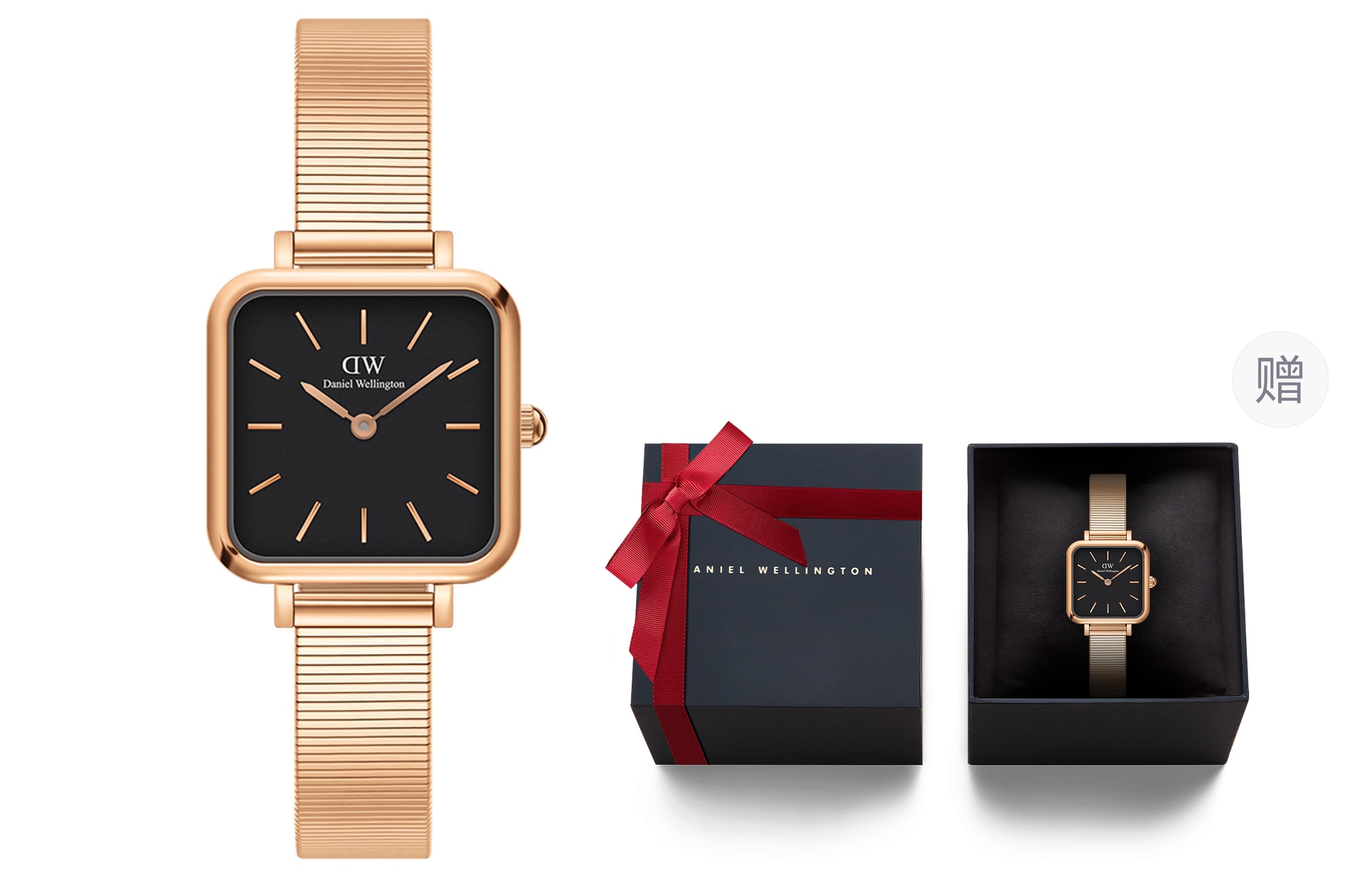 Daniel Wellington QUADRO 22mm DW00100518 — фото 3