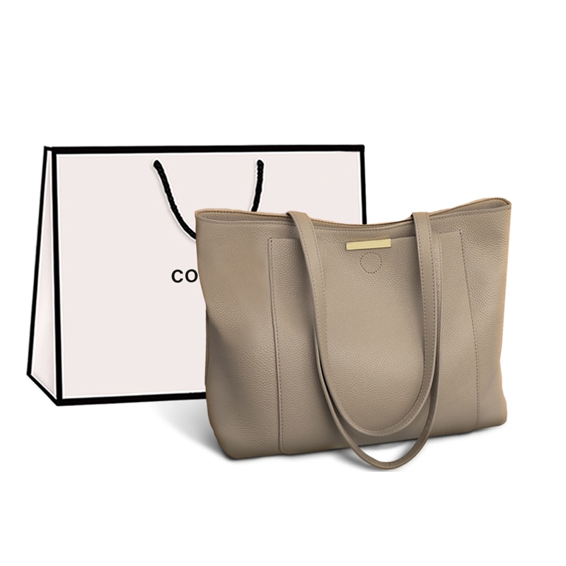 康莉/COMELY COMELY Tote Bag Light Grey/Dark Grey