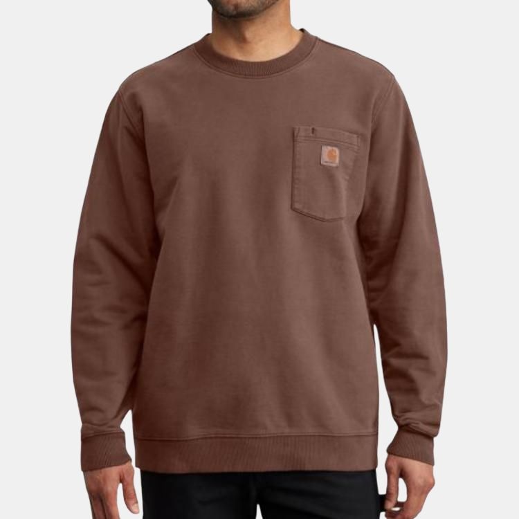 Carhartt Dye French Terry Crewneck Pocket Sweatshirt — фото 4