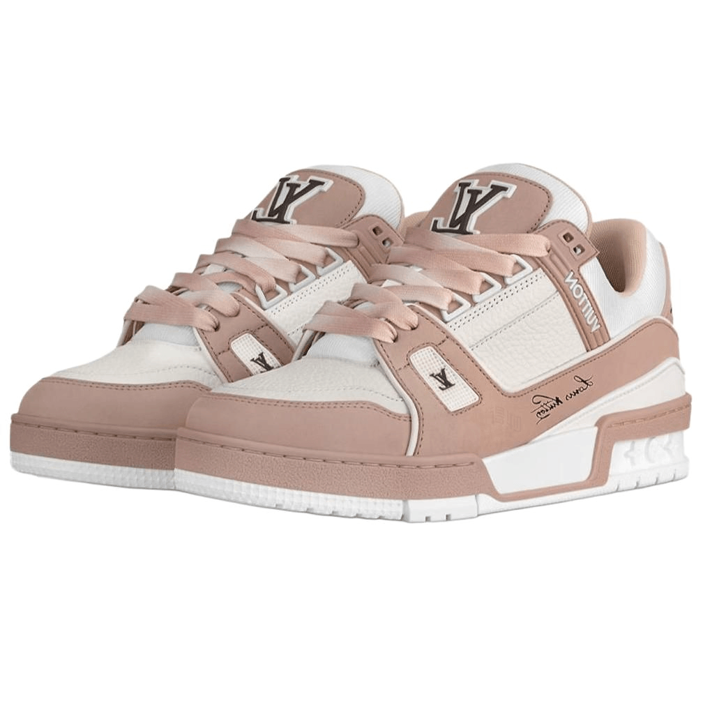 Louis Vuitton Trainer Low Pink White — фото 8
