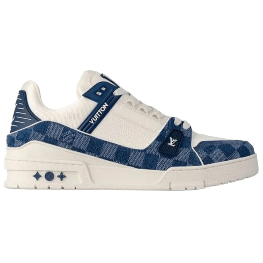 Louis Vuitton Trainer White Blue — фото 6