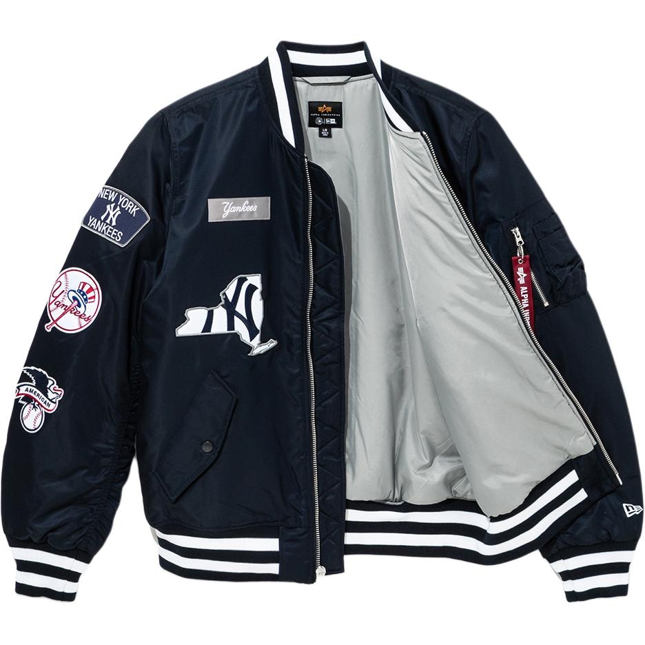 New Era Alpha Industries FW25 ALPHA M JKT2440 NEYYAN NVYWHI MLB — фото 2