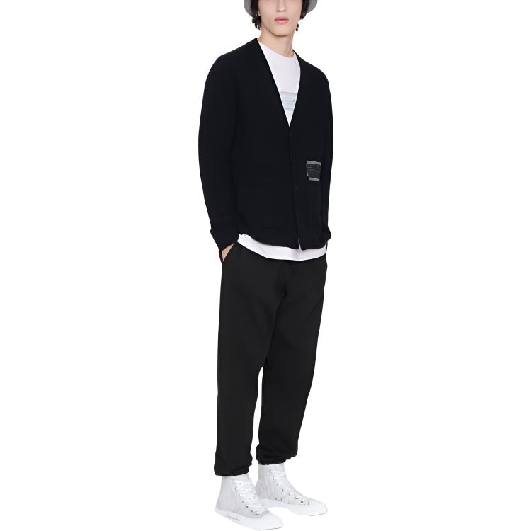 Dior FW22 Black Cashmere Cardigan — фото 3