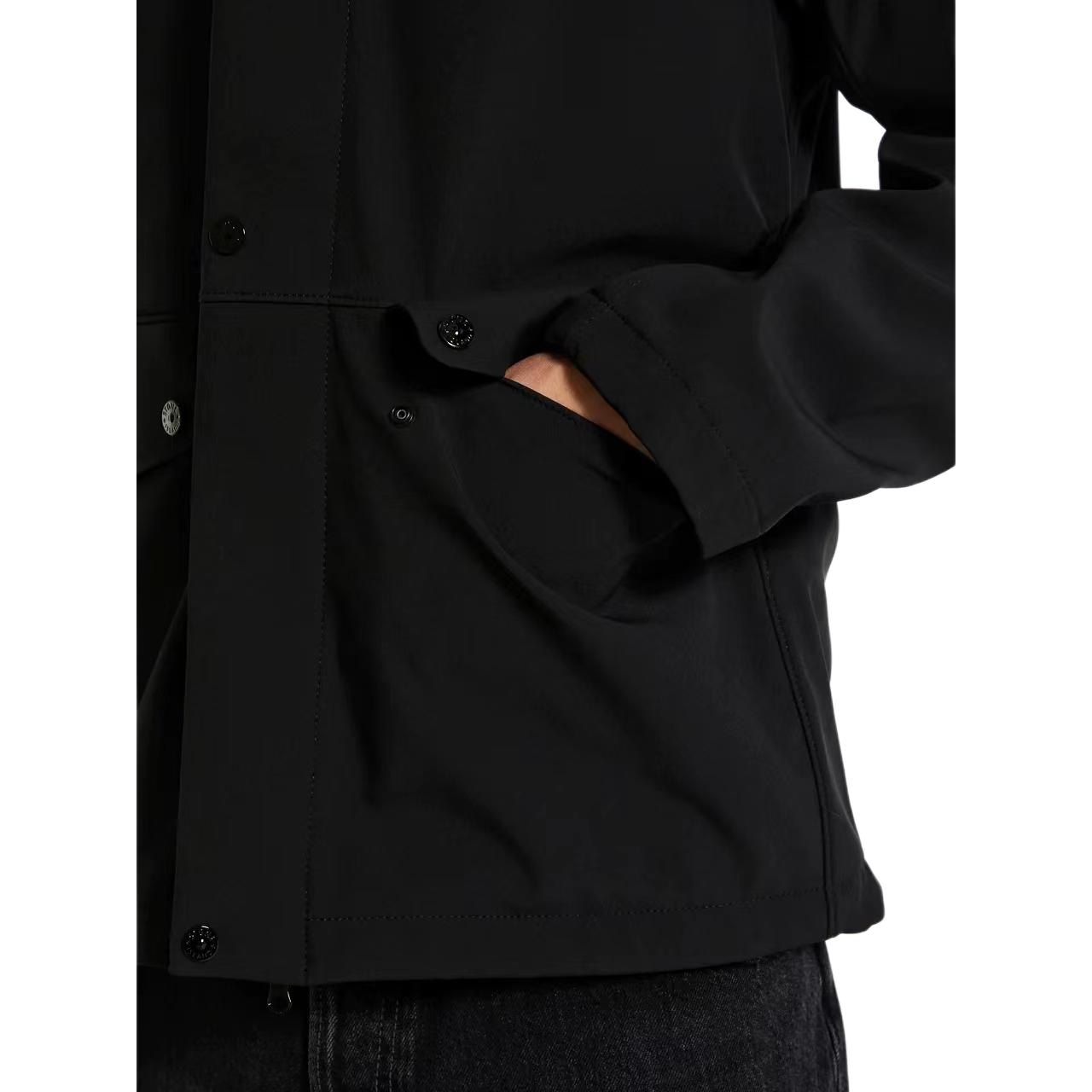 Stone Island Soft Shell Jacket Black — фото 3