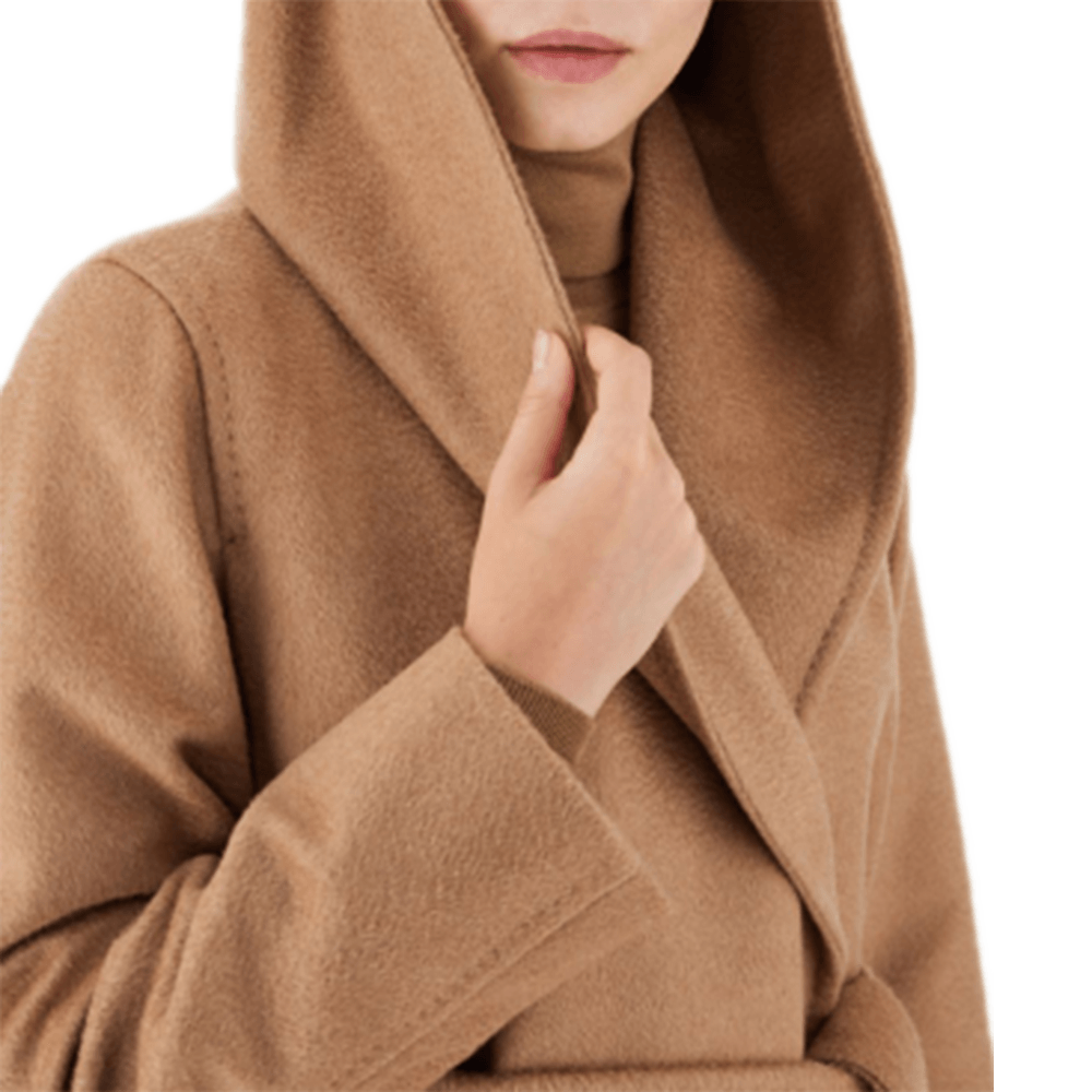 MaxMara Rialto Camel Colour Robe Coat — фото 5