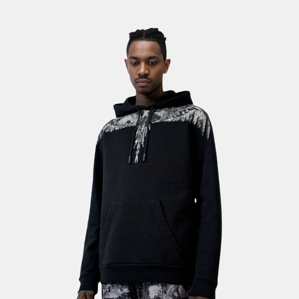 Marcelo Burlon County Of Milan Marcelo Burlon Hoodie Black — фото 1