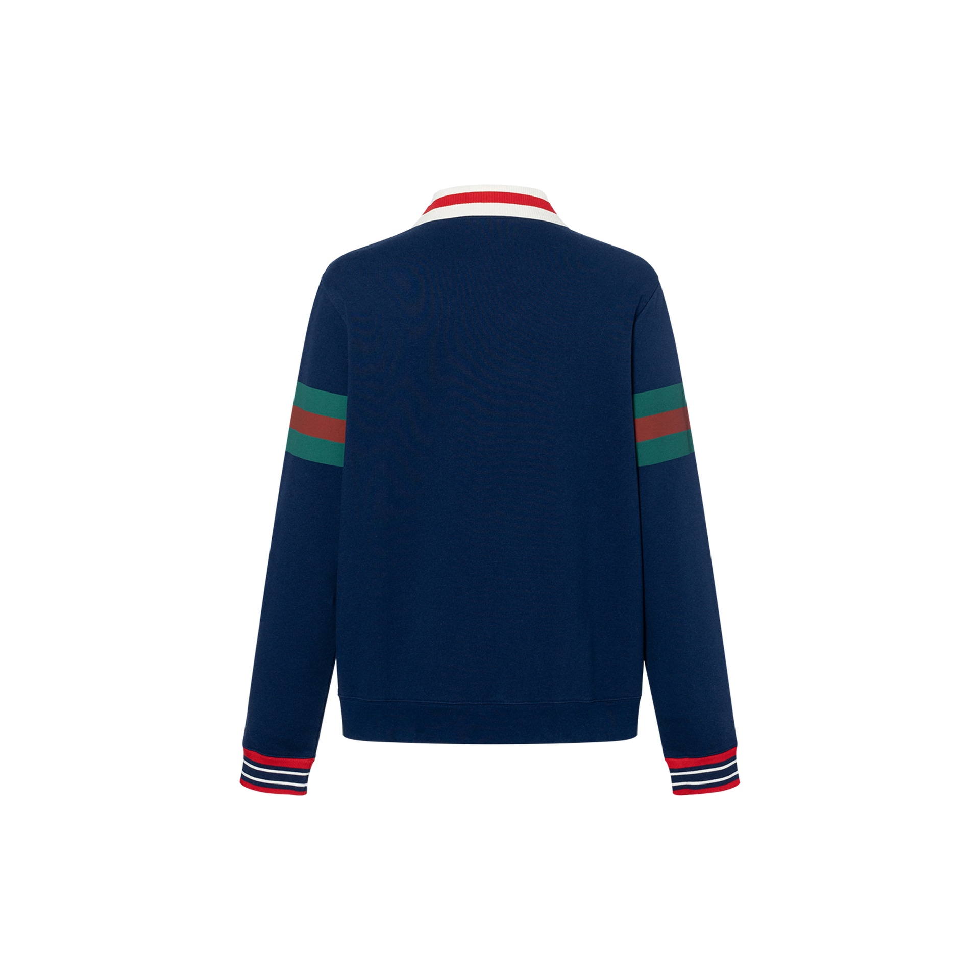 Gucci SS23 Striped Lettering Sweatshirt Navy — фото 10