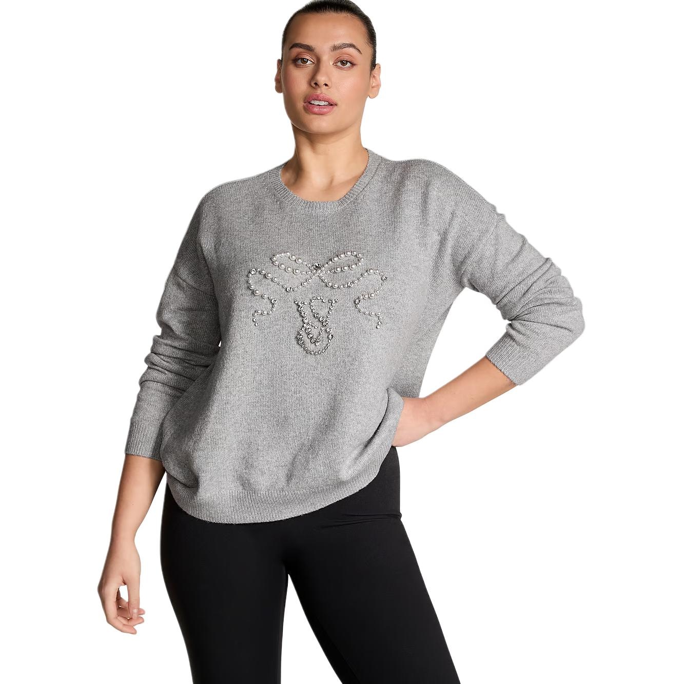 Victoria'S Secret Embellished Crewneck Sweater — фото 4