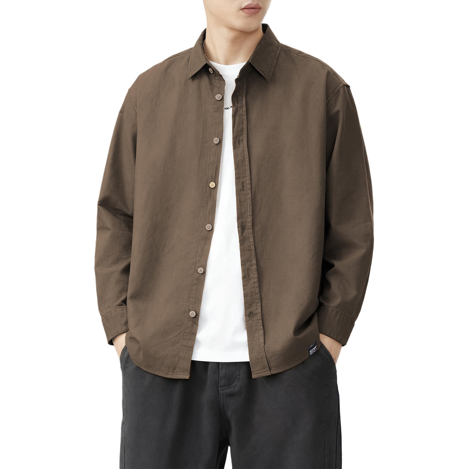 EPTISON Retro Cotton Linen Shirt