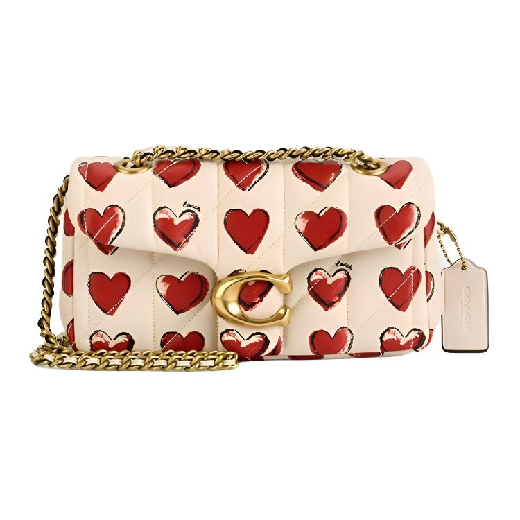 Сумки Coach Tabby 20 Quilted Heart Print