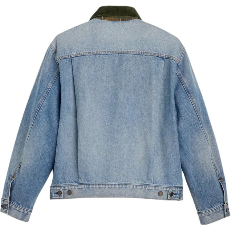Levi’S x Barbour FW25 Corduroy Collar Denim Jacket — фото 1