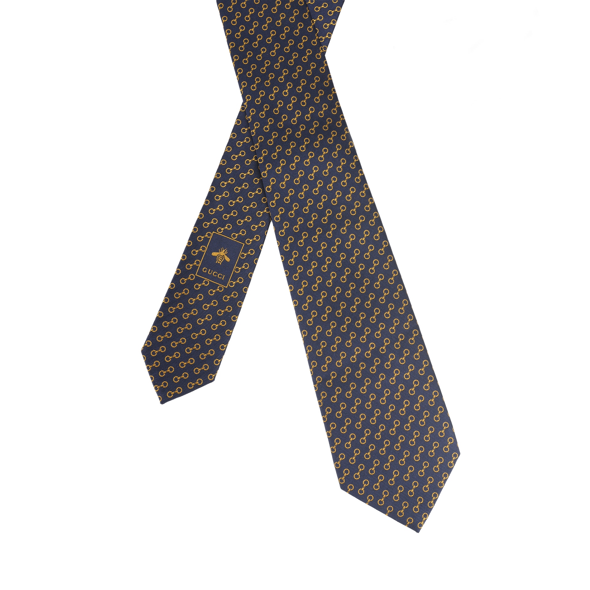 Gucci Jacquard Tie Blue