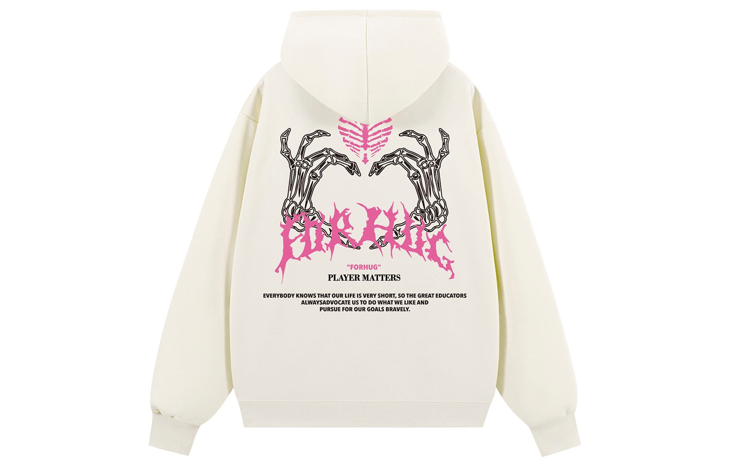 Forhug Gothic Skull Palm Hoodie — фото 6