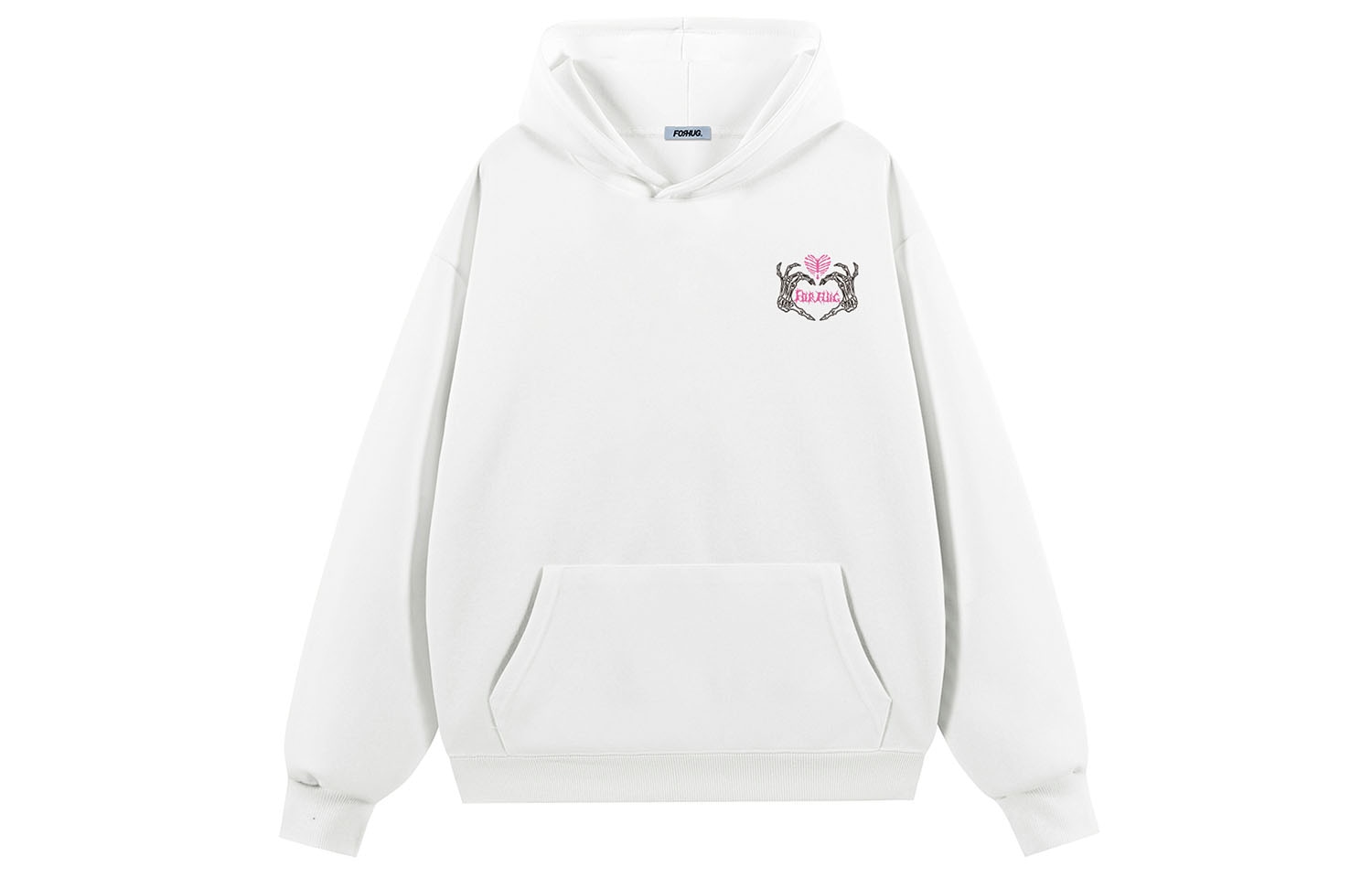 Forhug Gothic Skull Palm Hoodie — фото 3