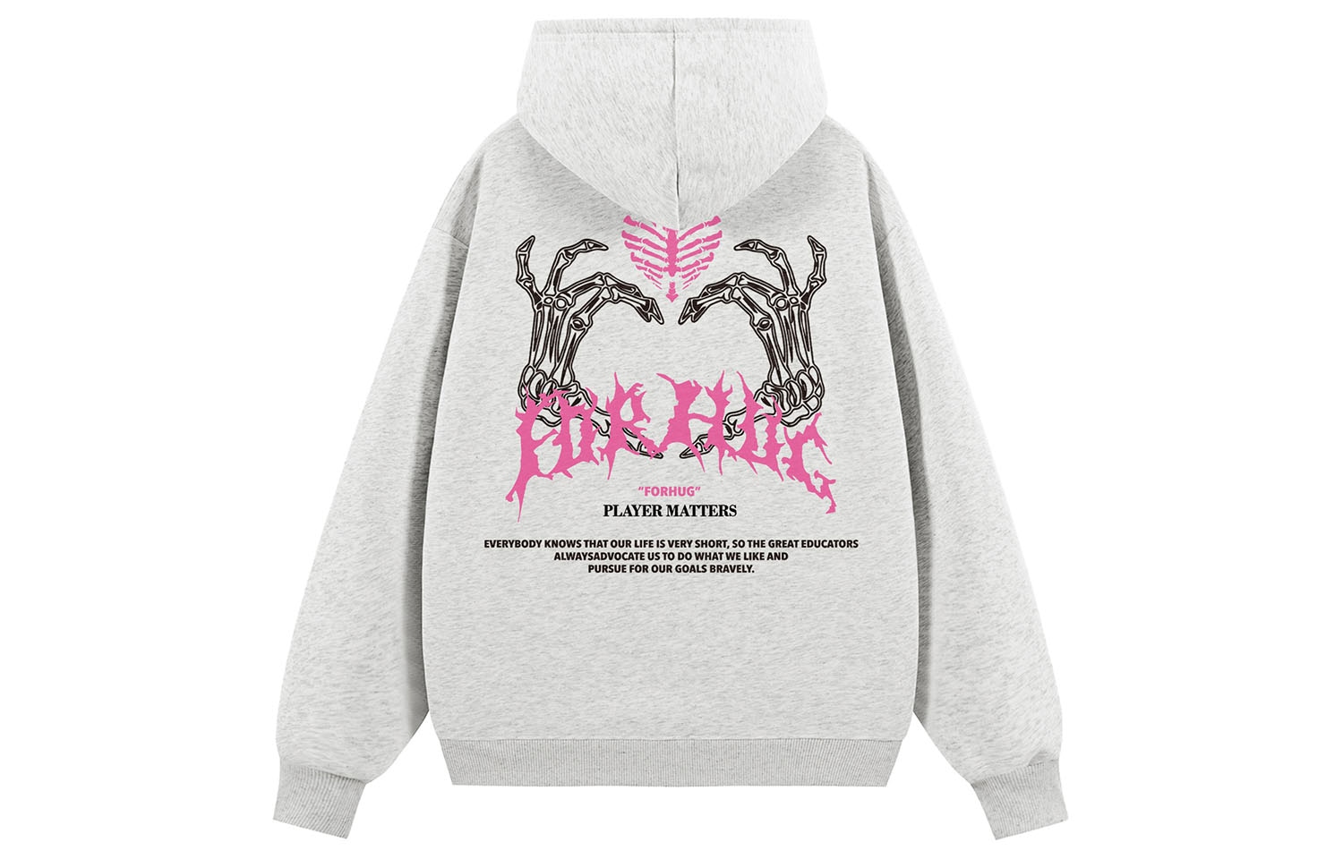 Forhug Gothic Skull Palm Hoodie — фото 10