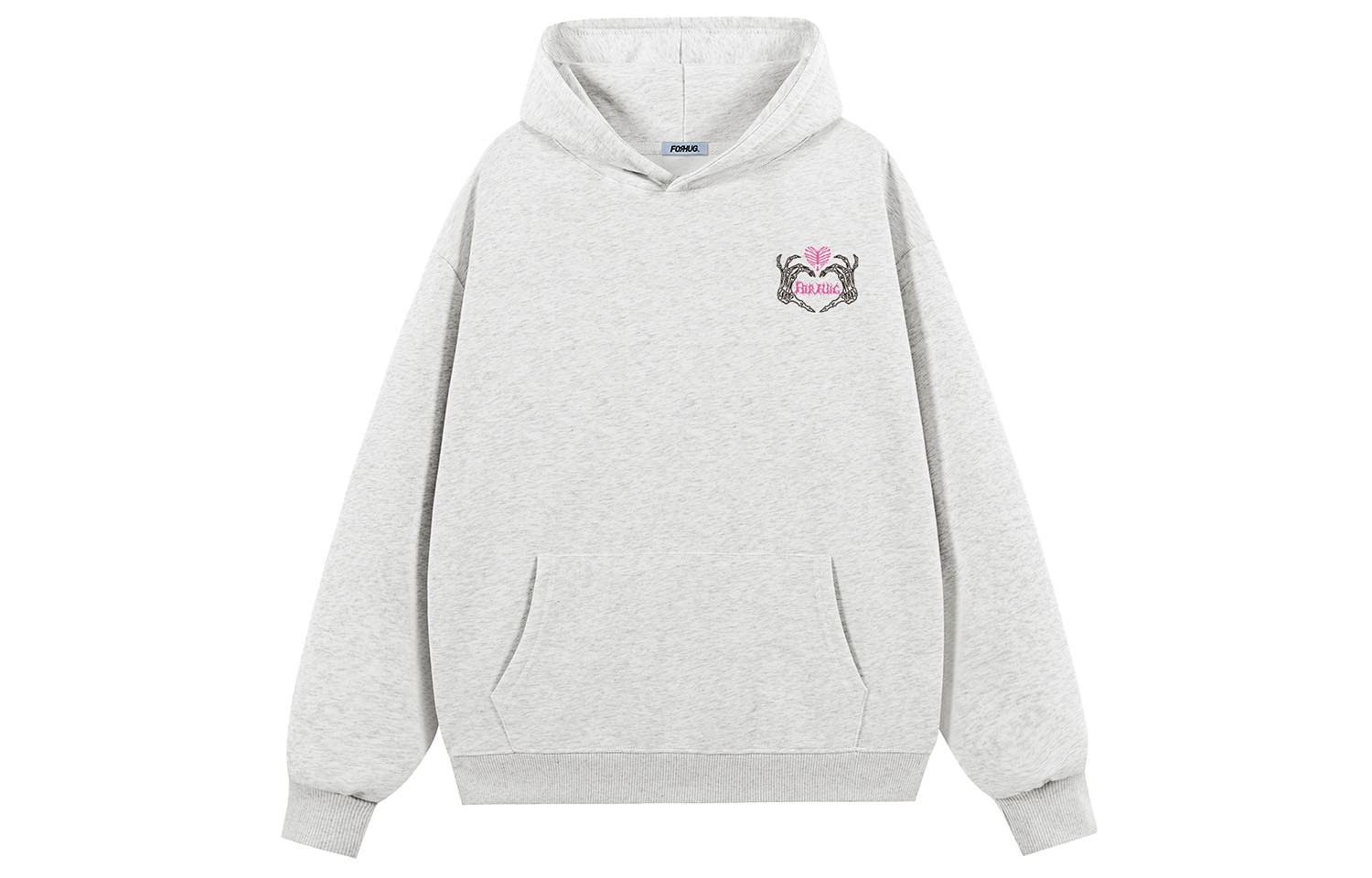 Forhug Gothic Skull Palm Hoodie — фото 11