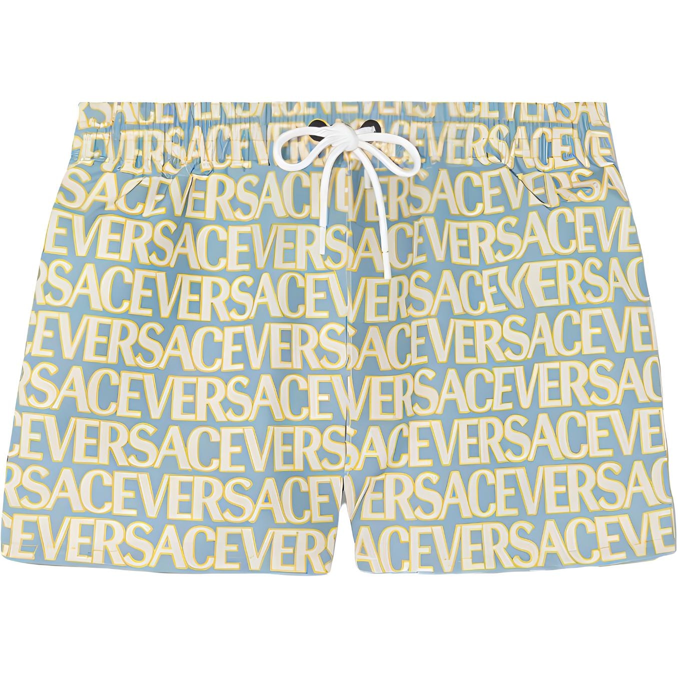 VERSACE/范思哲 Versace SS23 Colorblock Drawstring Swim Shorts