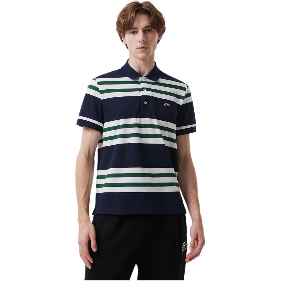 Lacoste Polo Navy White Green — фото 1