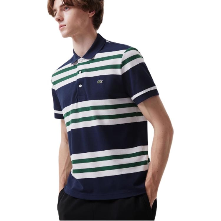 Lacoste Polo Navy White Green — фото 2