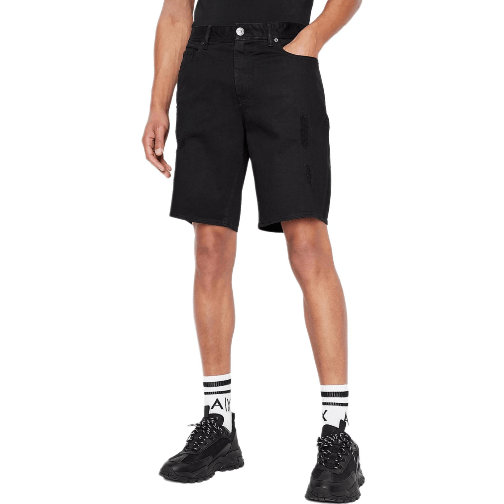 Брюки Emporio Armani SS23 Black Shorts