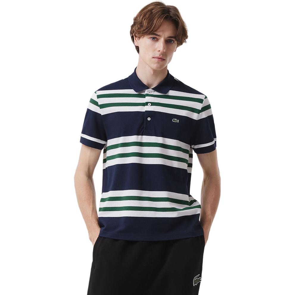 Lacoste Polo Navy White Green — фото 4