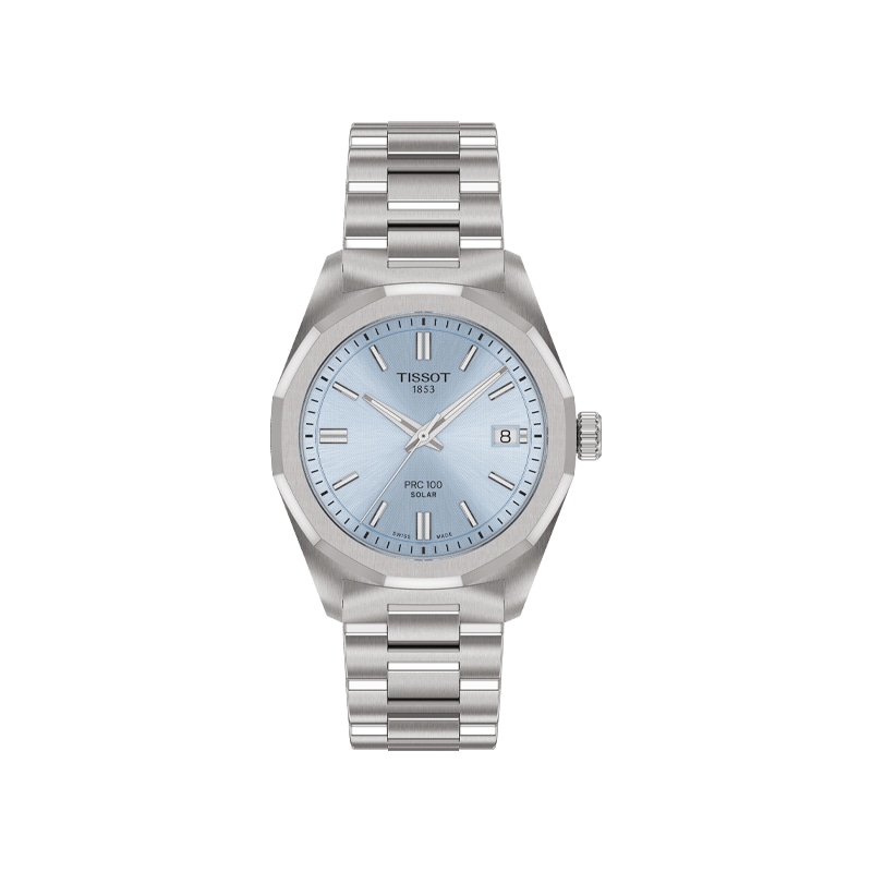 Часы TISSOT/天梭 Tissot PRC 100 Quartz 34mm Blue Dial