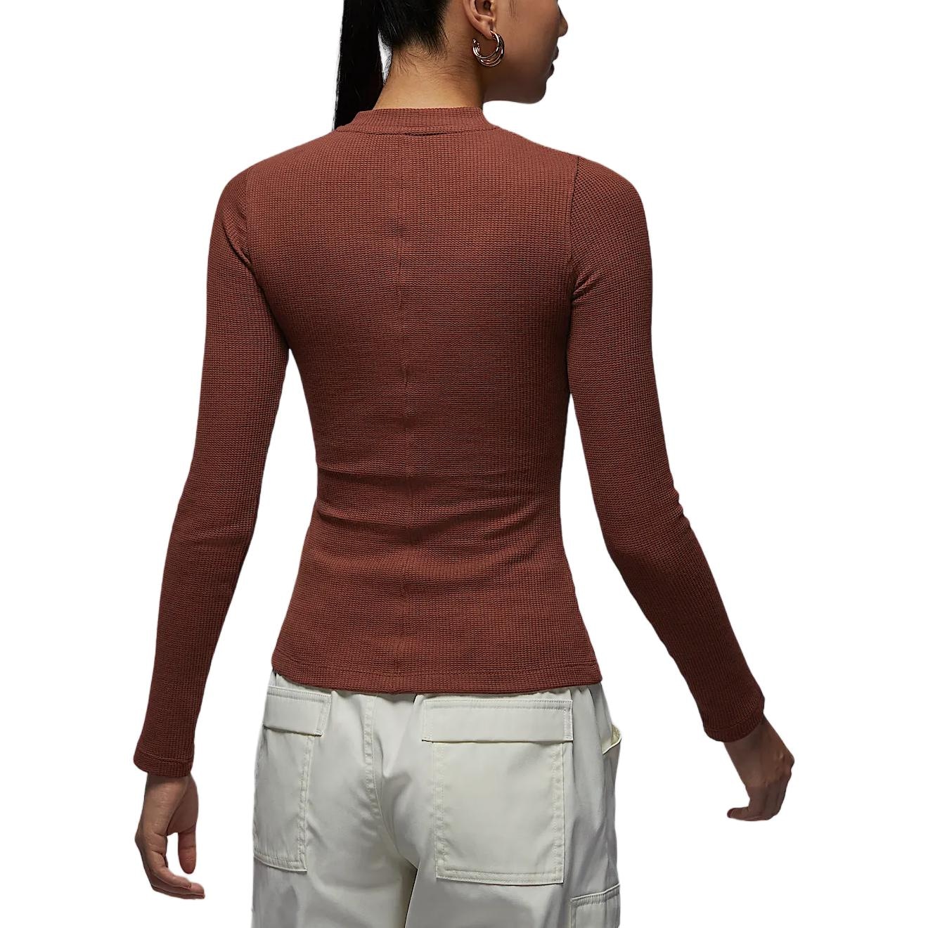 Jordan FW24 Knit Top Brown/White — фото 4