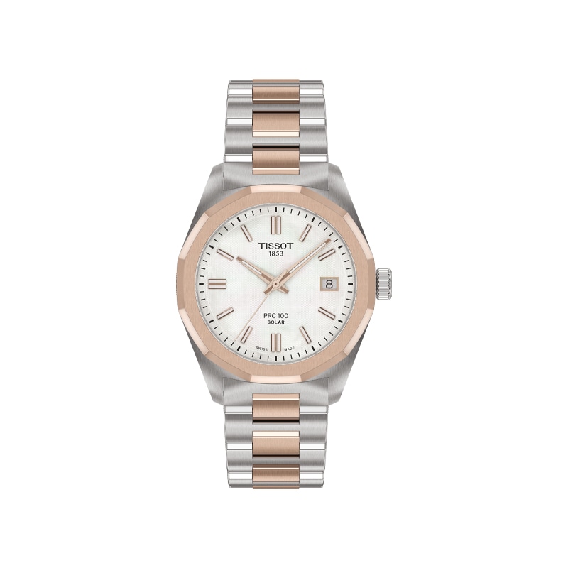 TISSOT/天梭 Tissot PRC 100 Quartz 34mm Gold Dial
