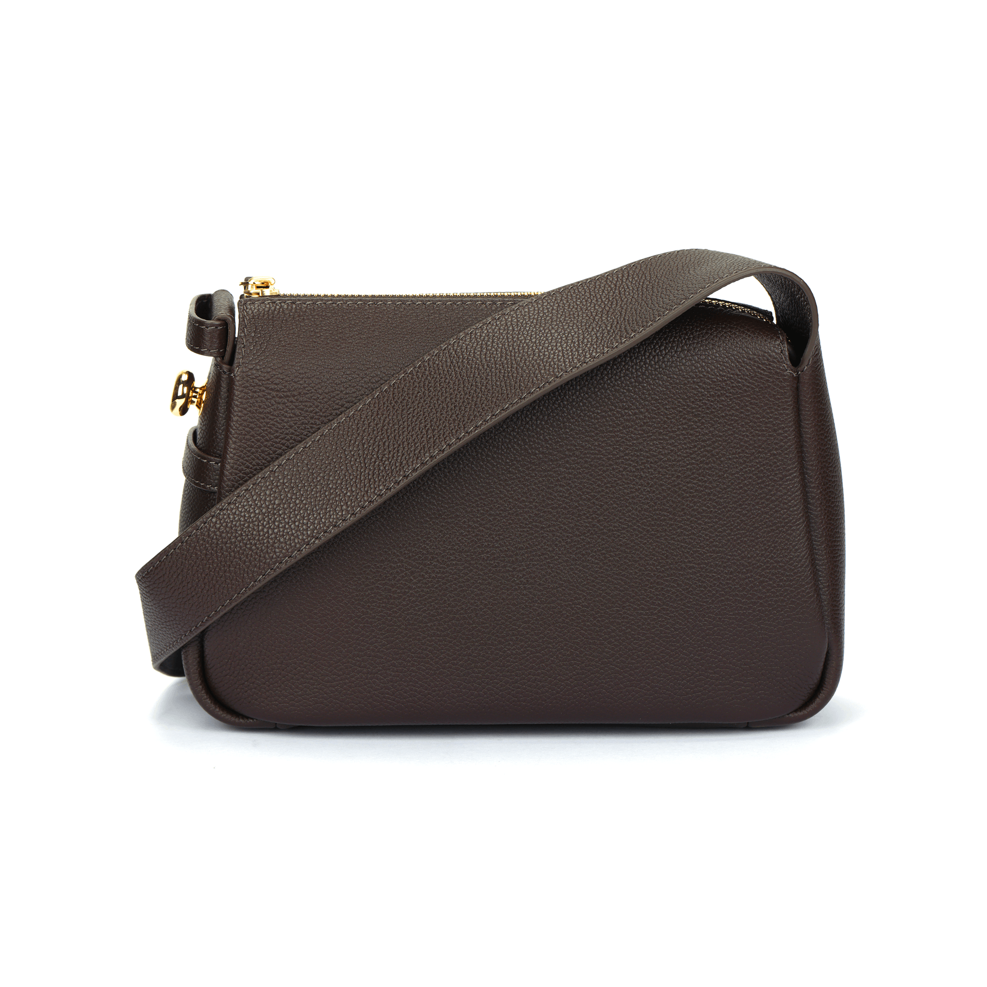 TORY BURCH/汤丽柏琦 Tory Burch Romy Small Shoulder Bag Dark Brown