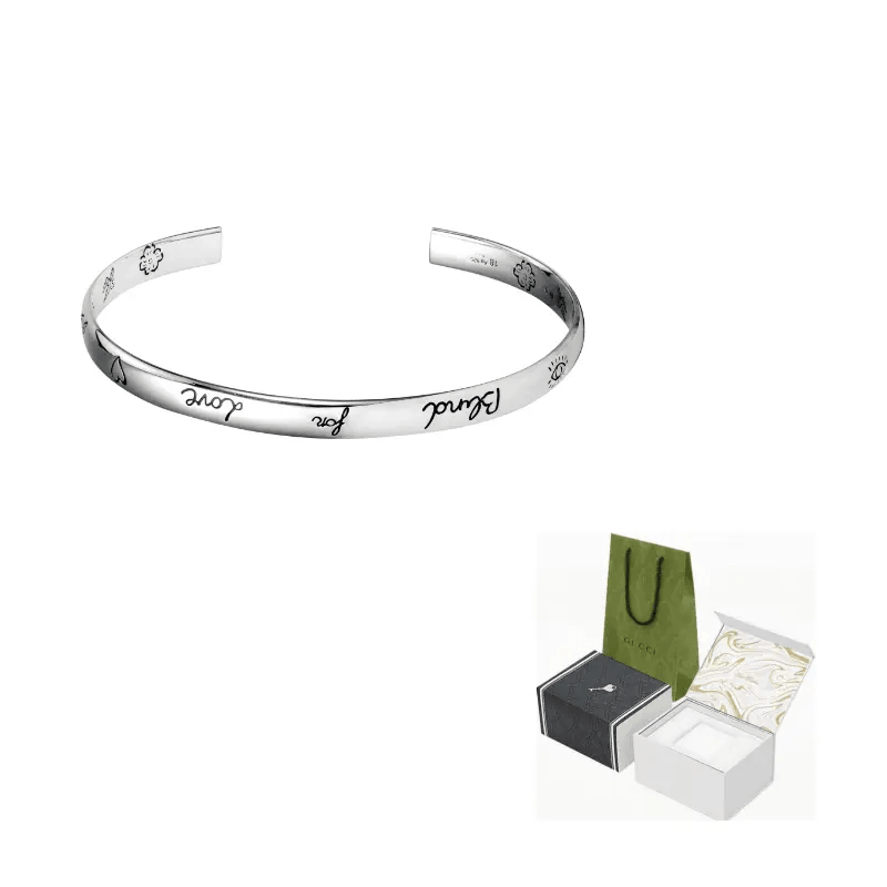 Gucci Blind For Love Silver Bracelet — фото 6