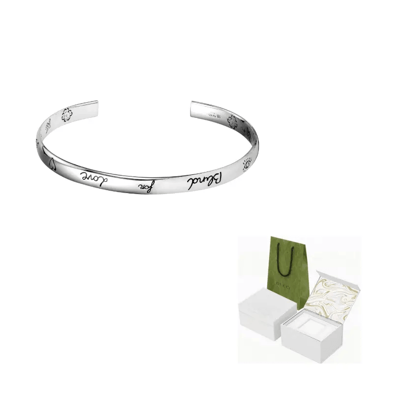 Gucci Blind For Love Silver Bracelet — фото 7
