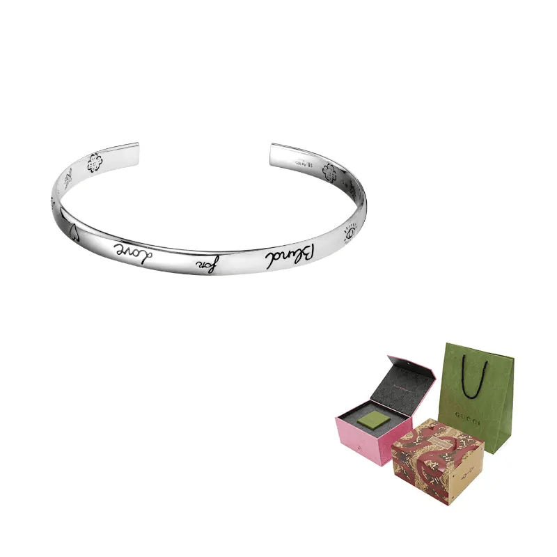 Gucci Blind For Love Silver Bracelet — фото 8