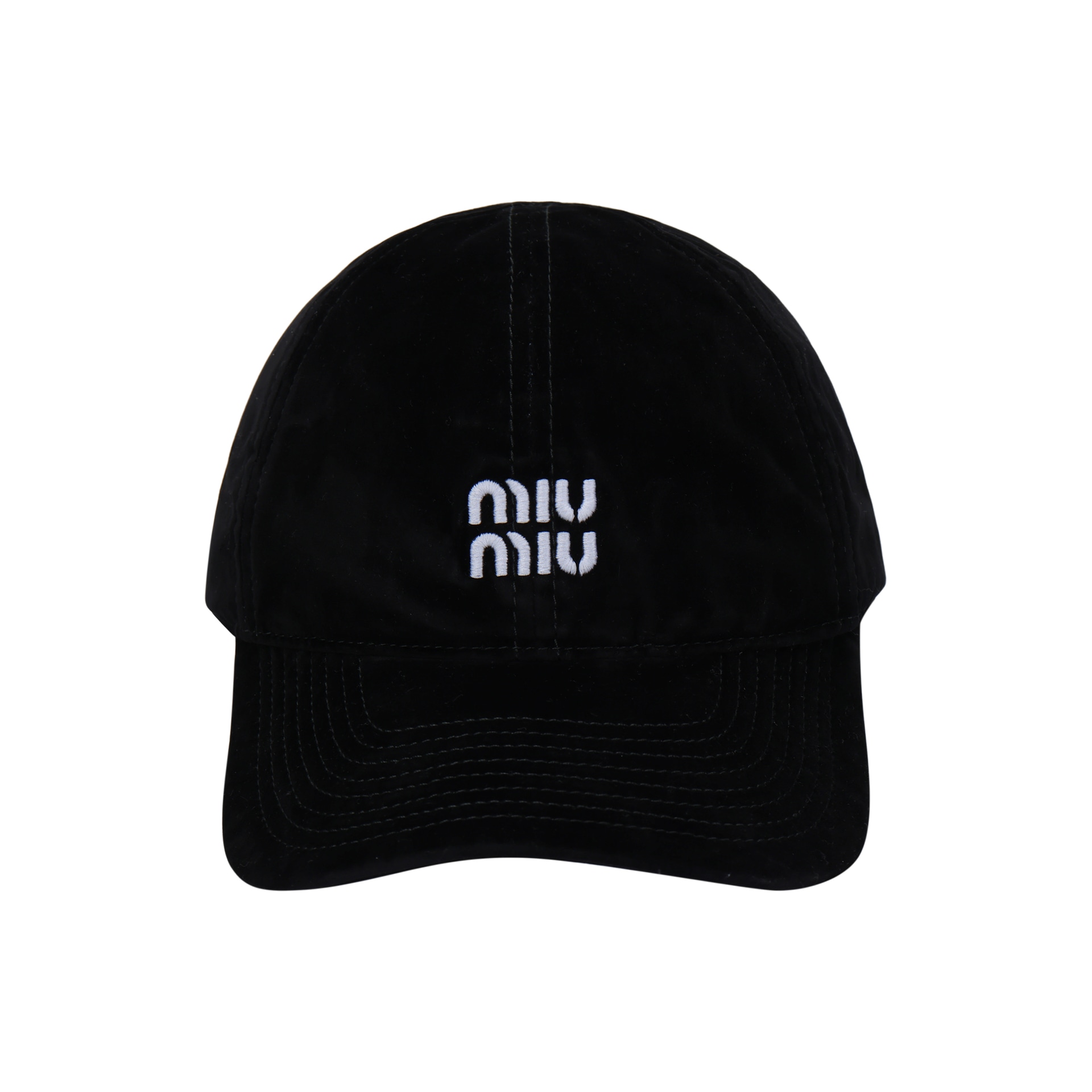 Miu Miu Logo Cotton Cap — фото 1
