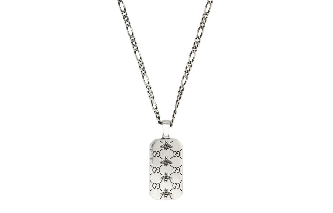 GUCCI/古驰 GUCCI GG Marmont Pendant Necklace Silver
