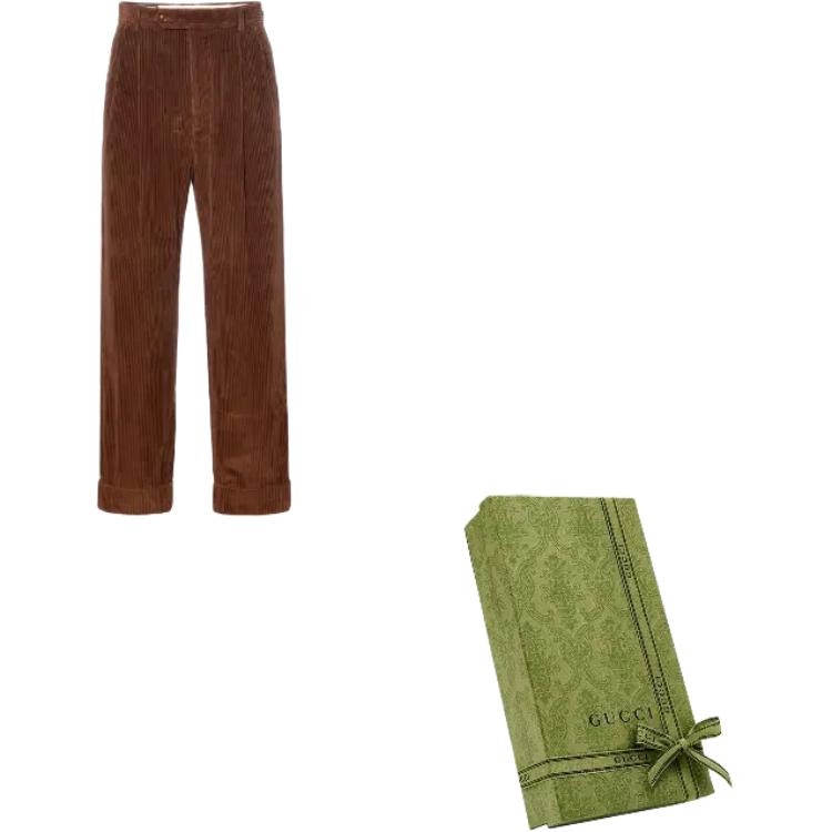 Gucci SS22 Corduroy Trousers Brown — фото 3