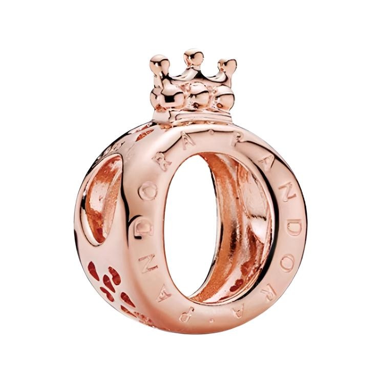 Pandora/潘多拉 Pandora Crown Charm Rose Gold