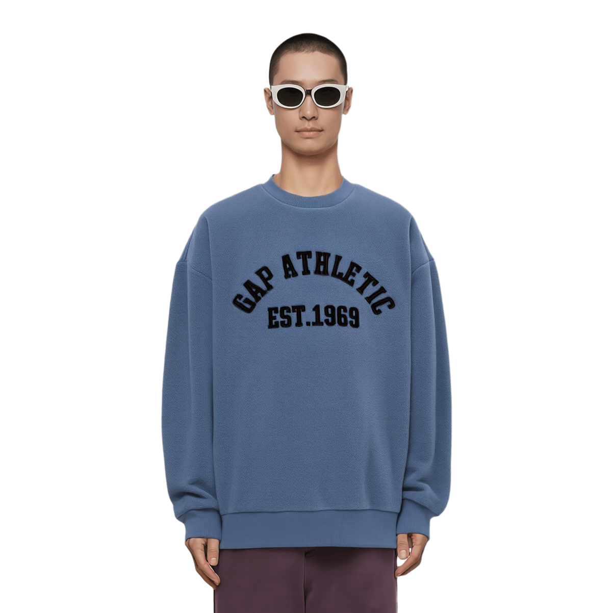 Gap Logo Fleece Crewneck Sweatshirt — фото 4