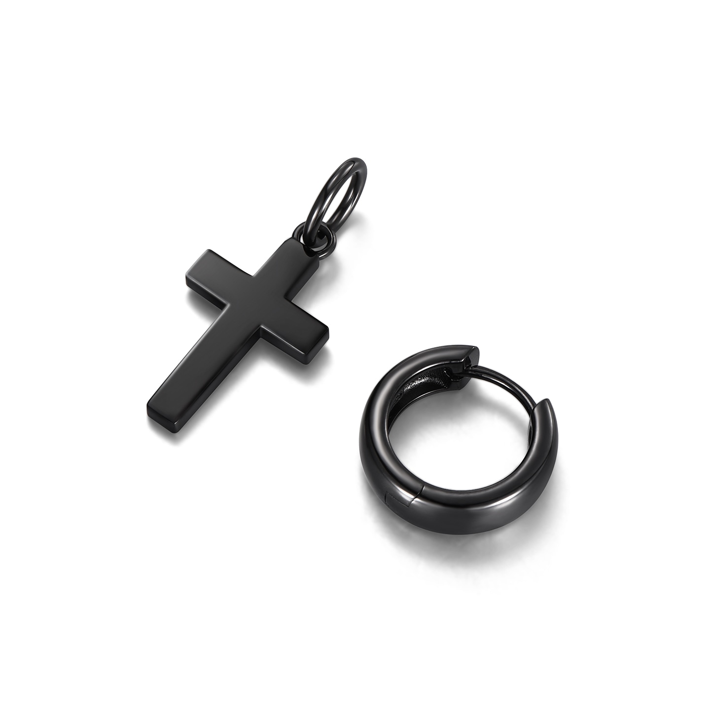 Ideagemer Cross Earrings Black — фото 7