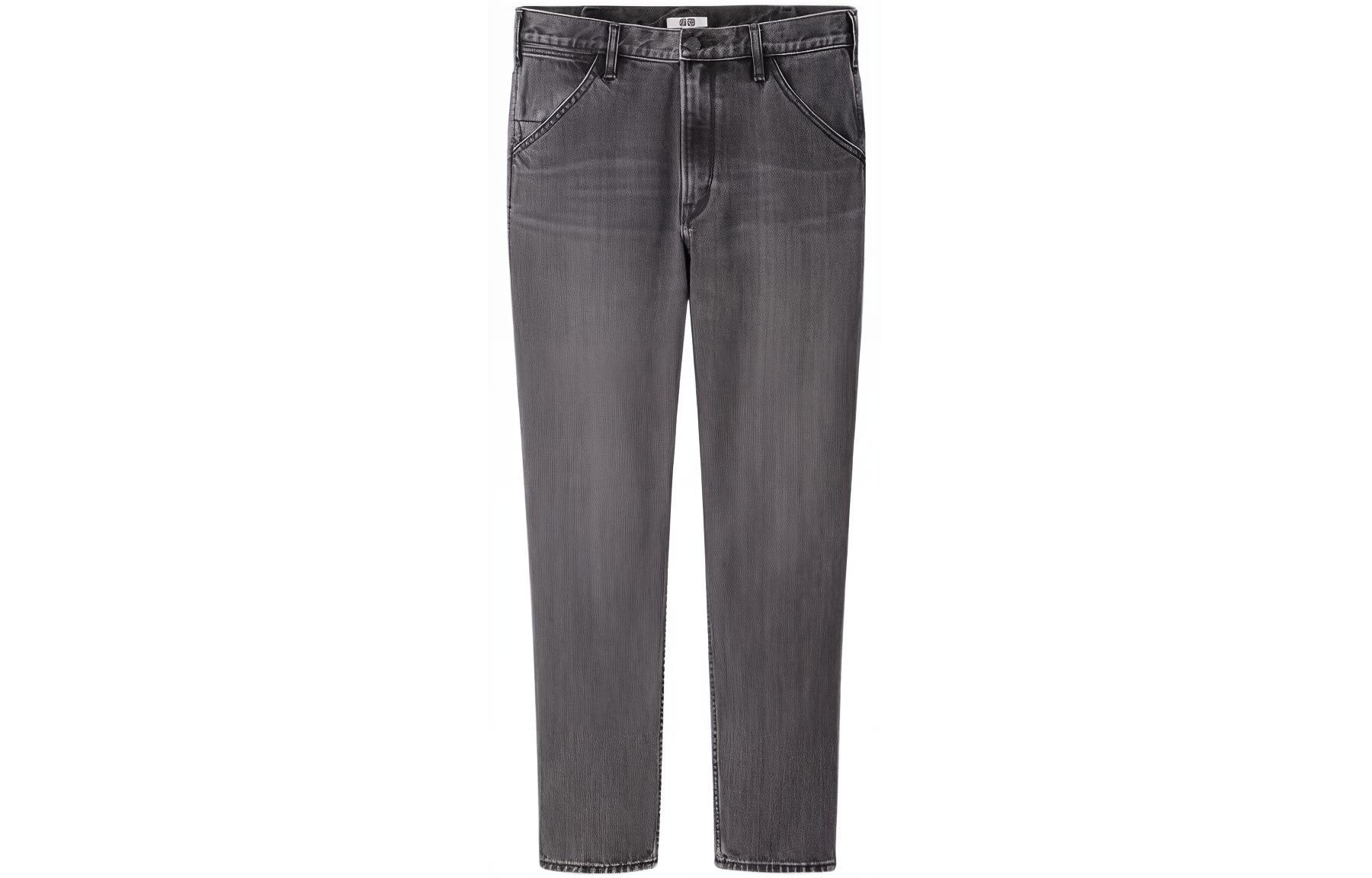 UNIQLO/优衣库 UNIQLO Tapered Jeans Washed Grey