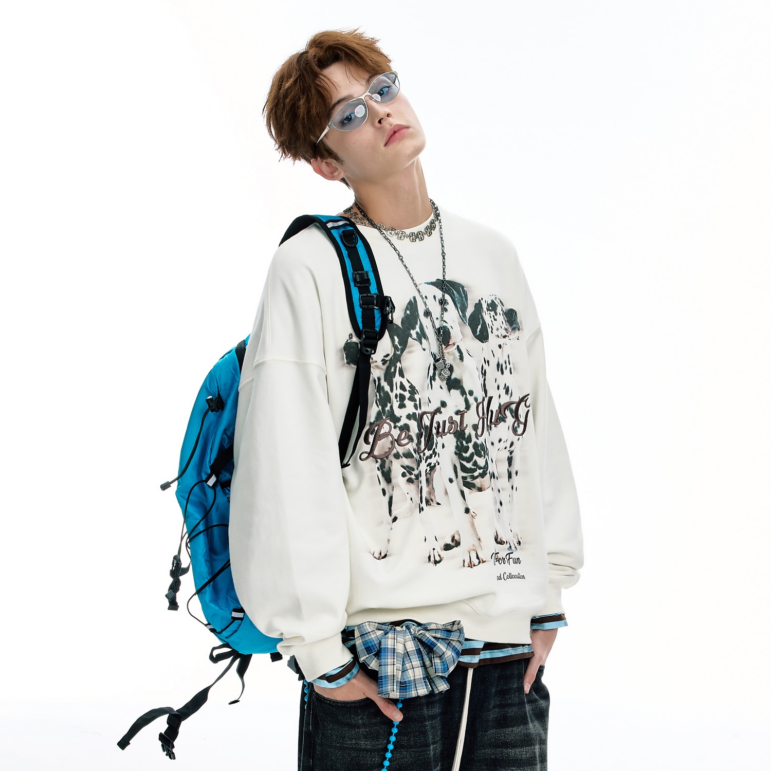 Bjhg Casual Spot Dog Print Sweatshirt — фото 9