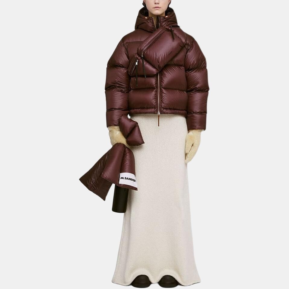 Jil Sander SS24 Hooded Down Jacket Purple — фото 2
