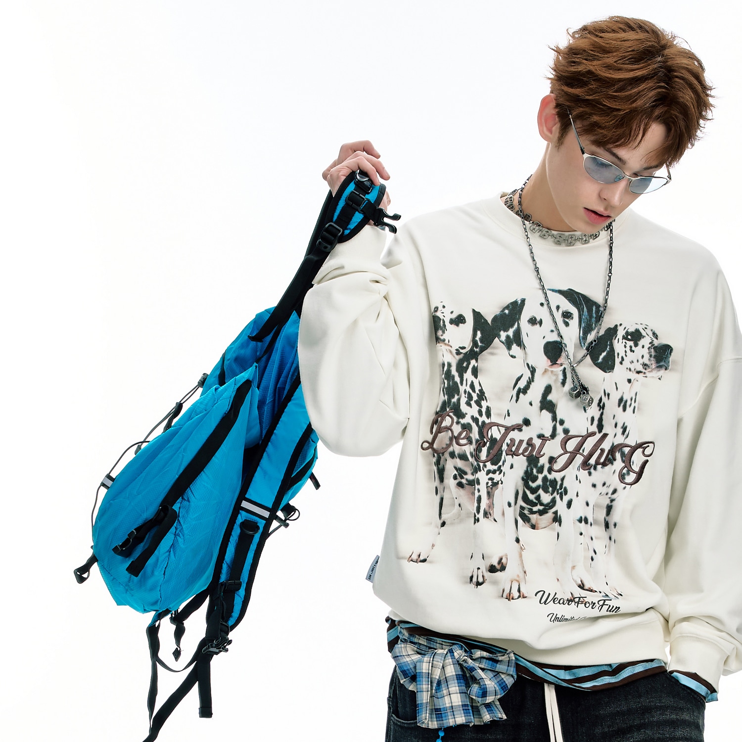 Bjhg Casual Spot Dog Print Sweatshirt — фото 8