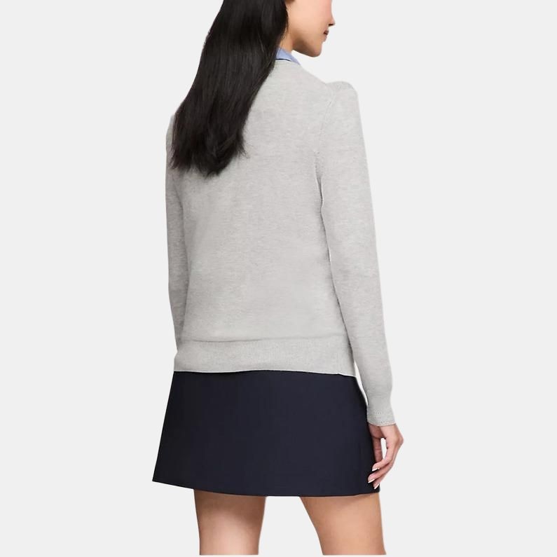 Tommy Hilfiger V-Neck Knit Sweater Grey — фото 2