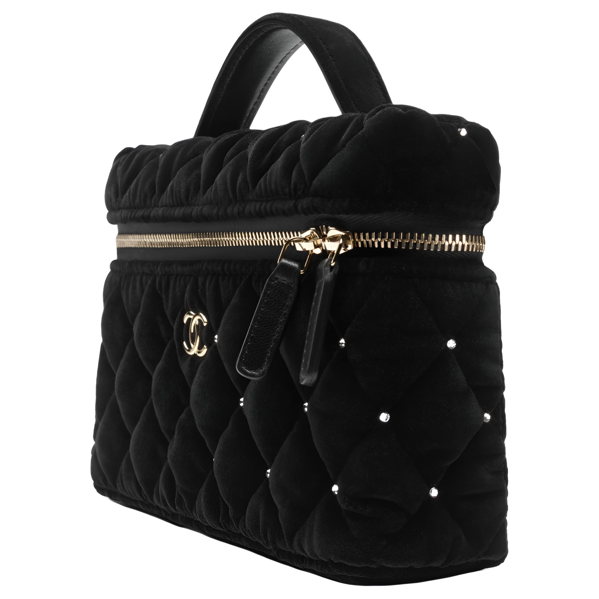 Chanel 25K Velvet Quilted Bag — фото 1