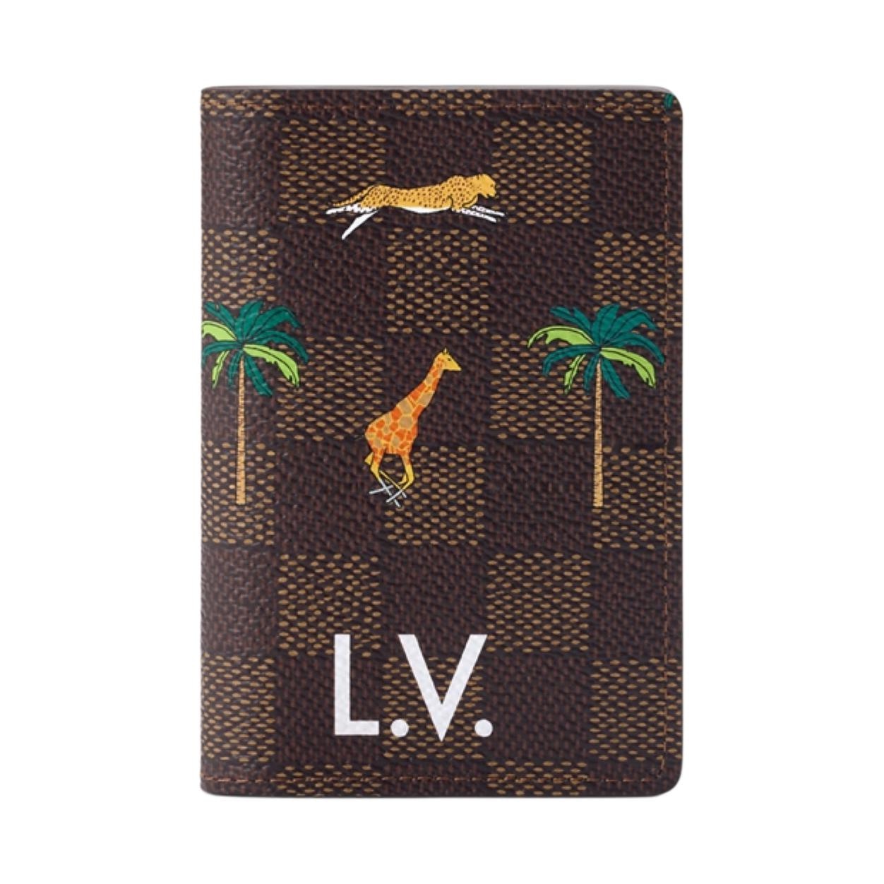 Сумки Louis Vuitton x The Darjeling Limited Pocket Organizer Damier Heritage