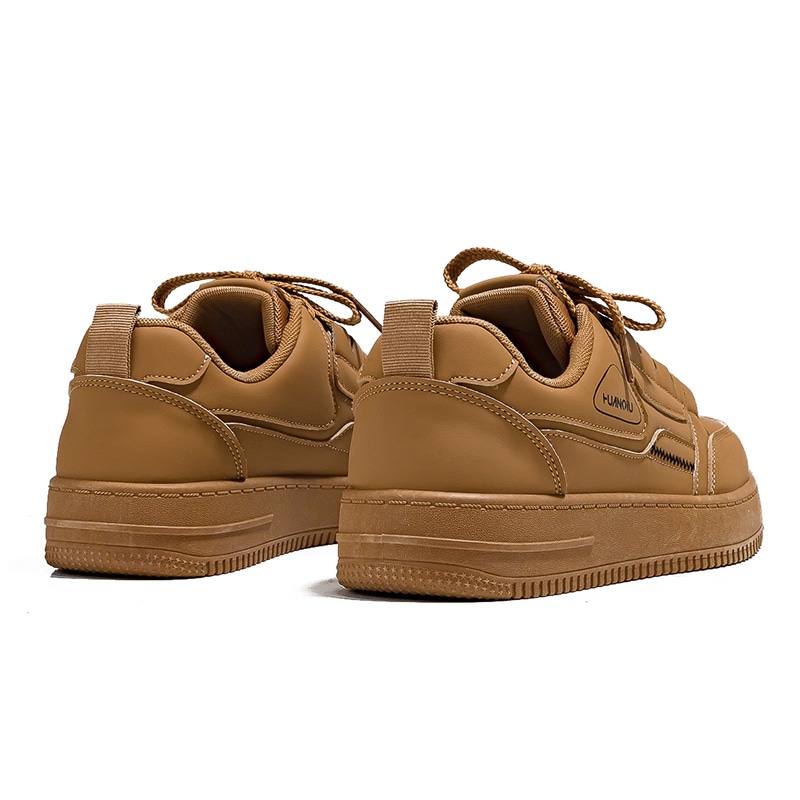 Huanqiu Brown Low-Top Sneakers — фото 3